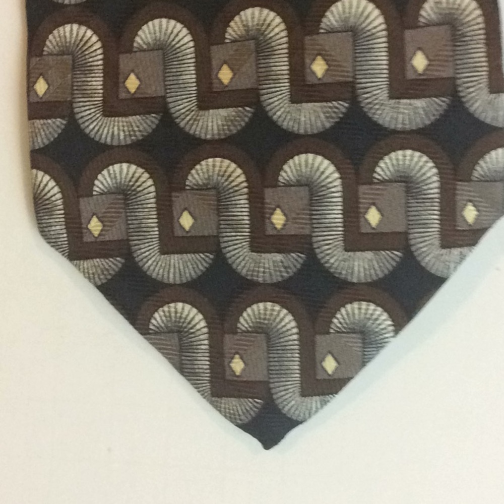 Vintage Robert Talbott Studio Necktie Geometric - image 3